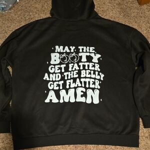 Black Graphic Hoodie